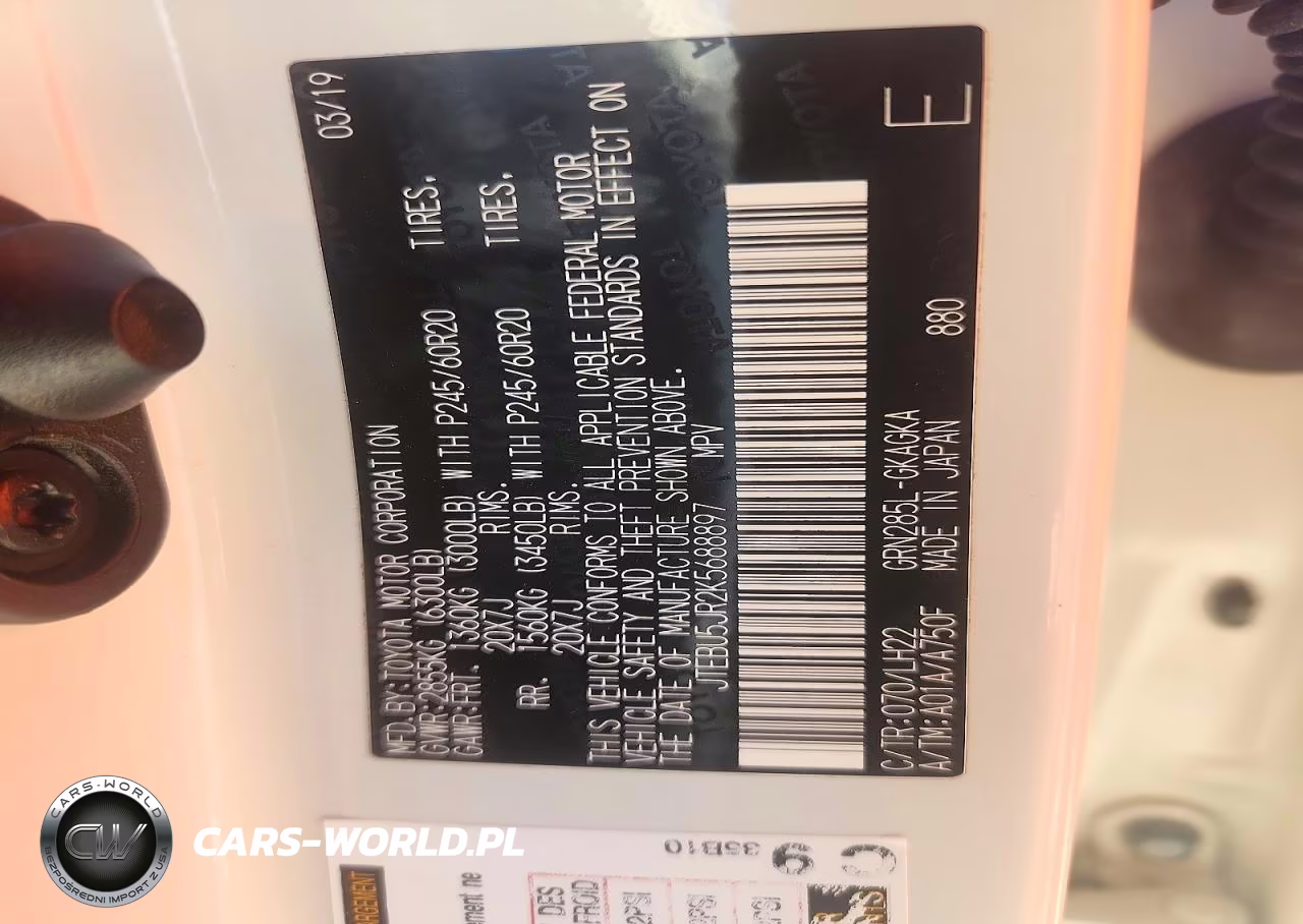 2019 Toyota 4Runner Limited Nightshade VIN:JTEBU5JR2K5688897 - 14