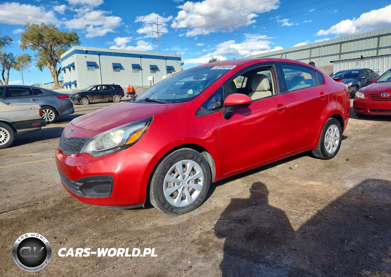 2012 Kia Rio Lx VIN:KNADM4A39C6033227 - 1