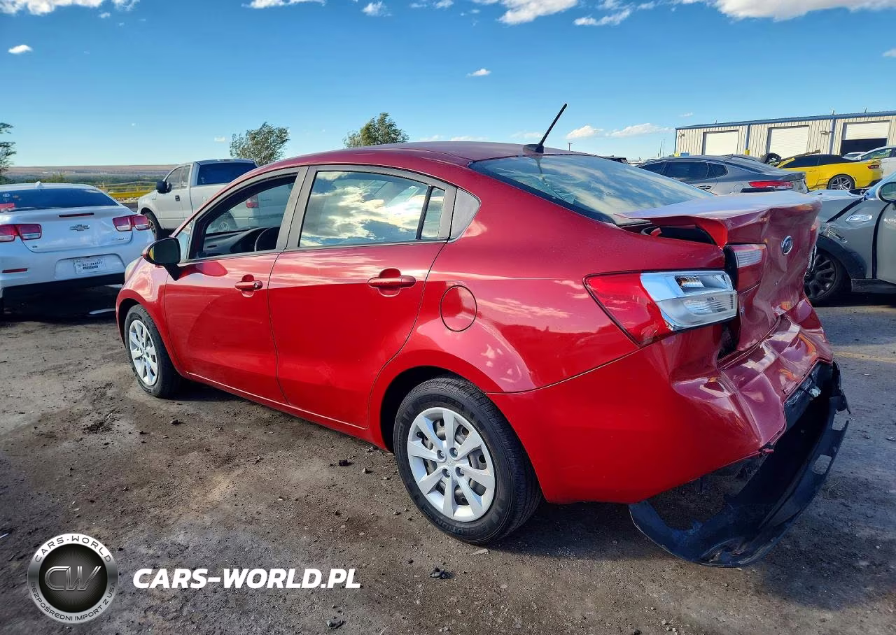 2012 Kia Rio Lx VIN:KNADM4A39C6033227 - 2