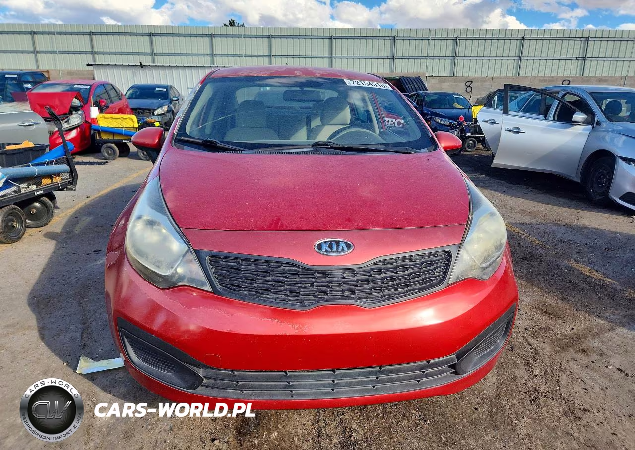 2012 Kia Rio Lx VIN:KNADM4A39C6033227 - 5