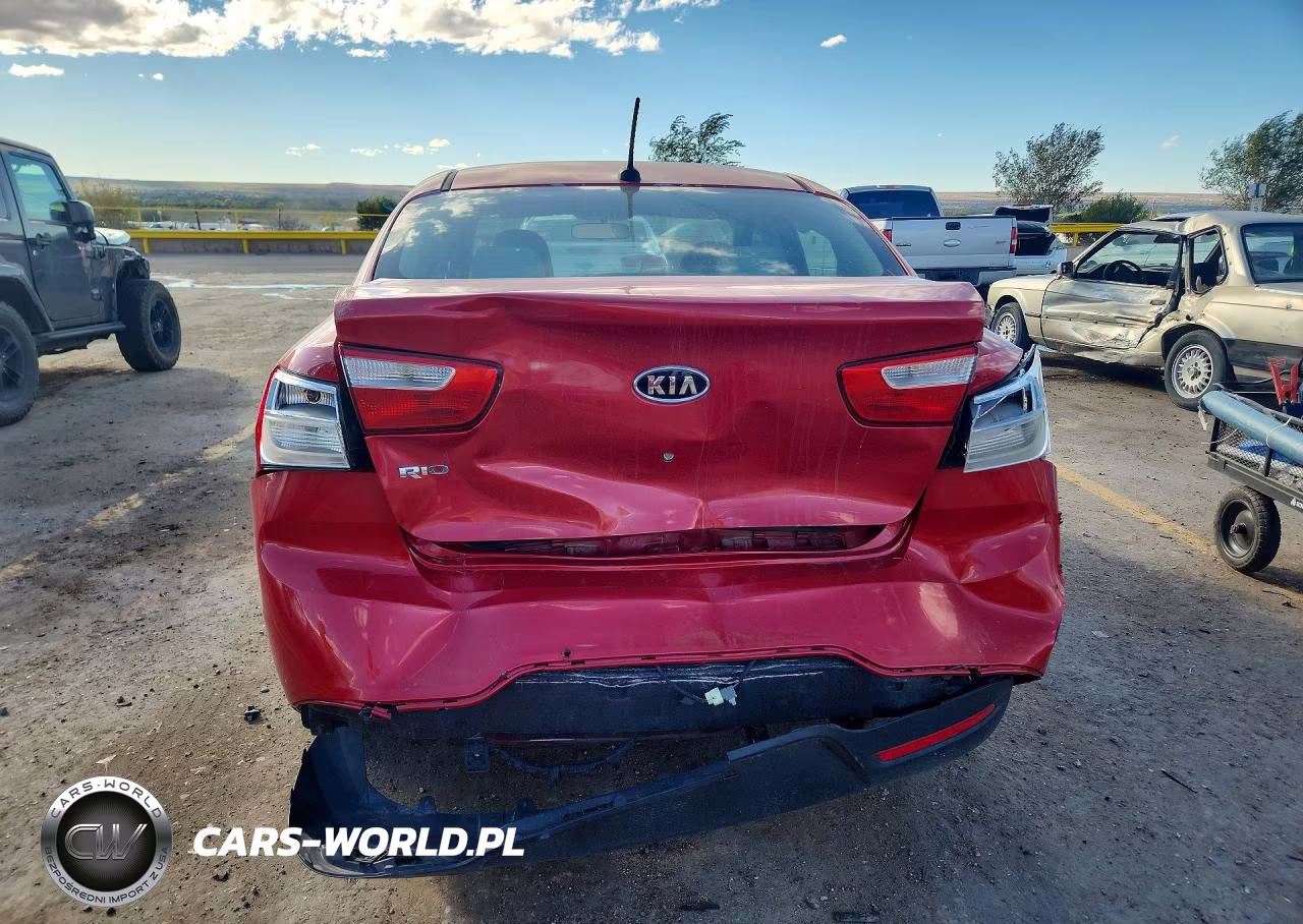 2012 Kia Rio Lx VIN:KNADM4A39C6033227 - 6