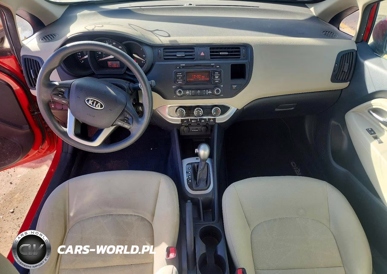 2012 Kia Rio Lx VIN:KNADM4A39C6033227 - 8