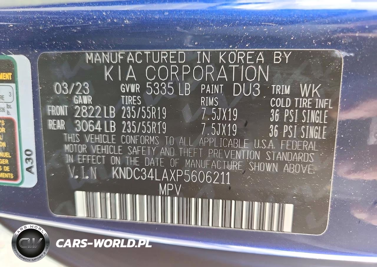 2023 Kia Ev6 Wind VIN:KNDC34LAXP5606211 - 13