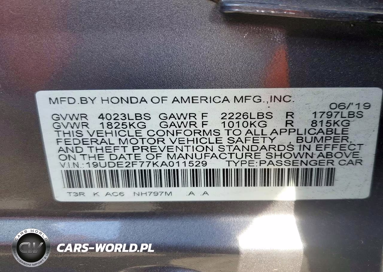 2019 Acura Ilx Premium VIN:19UDE2F77KA011529 - 12