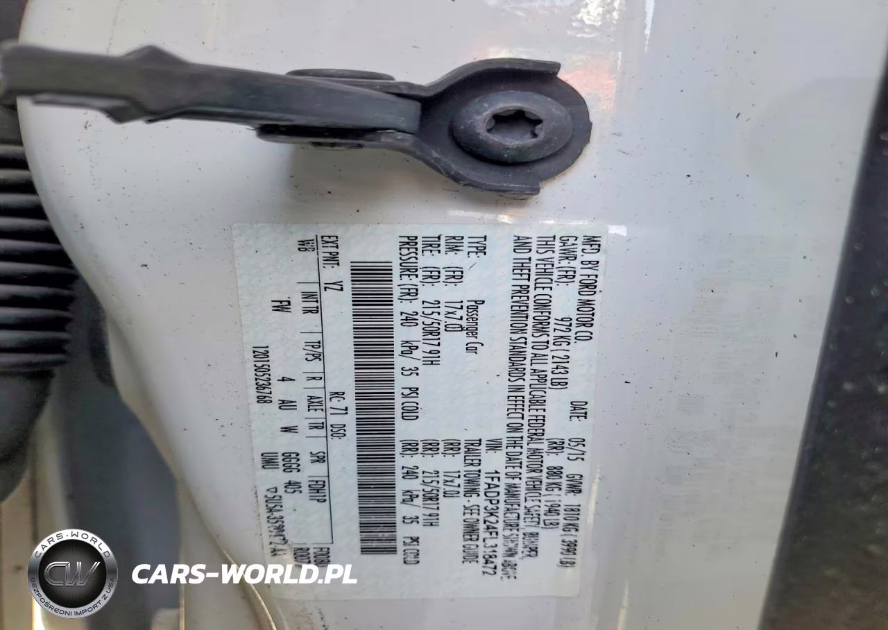 2015 Ford Focus Se VIN:1FADP3K24FL318472 - 12