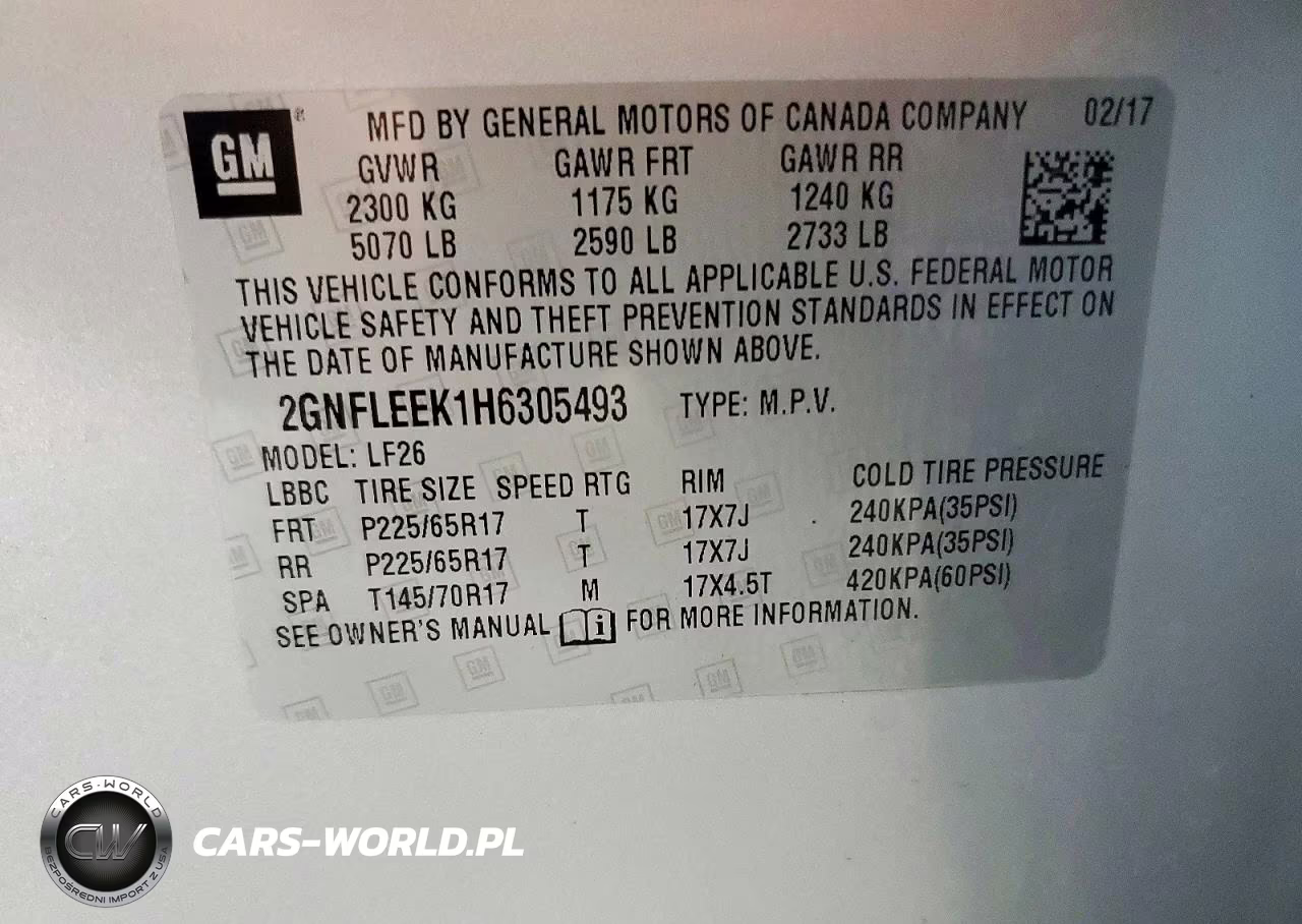 2017 Chevrolet Equinox Ls VIN:2GNFLEEK1H6305493 - 13