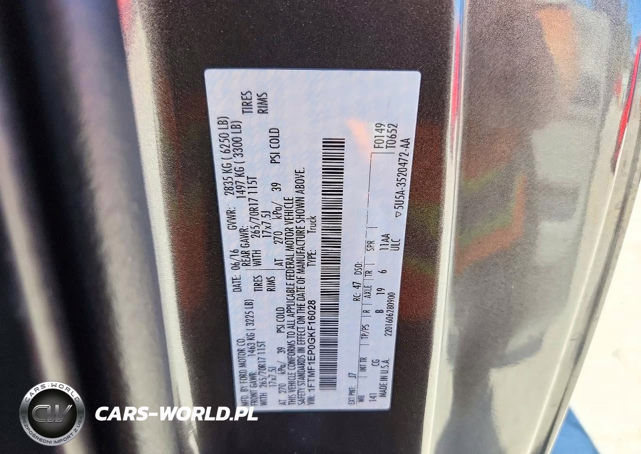 2016 Ford F150 VIN:1FTMF1EP0GKF16028 - 12