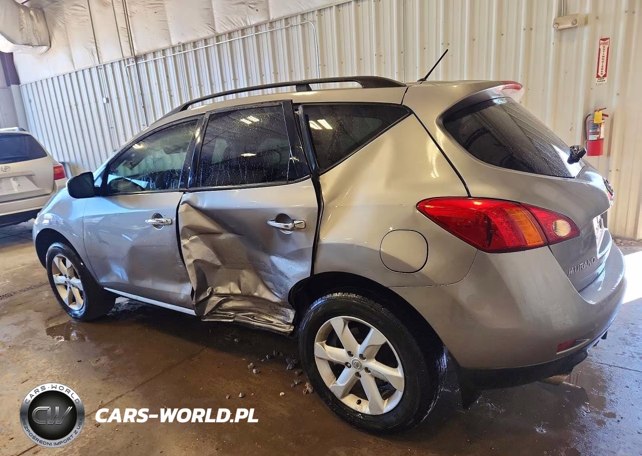 2009 Nissan Murano S VIN:JN8AZ18U09W031626 - 2