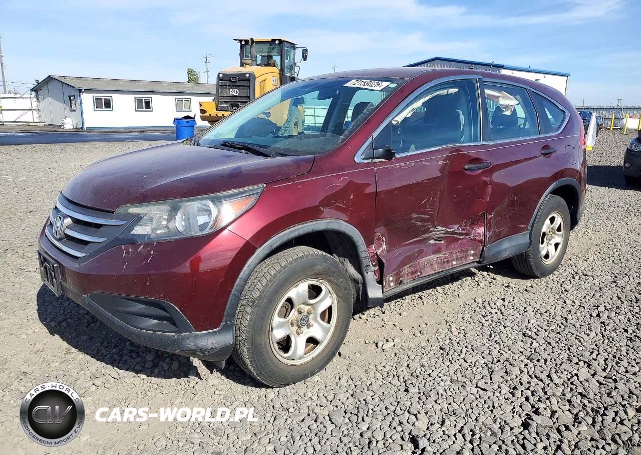 2013 Honda Cr-V Lx VIN:5J6RM4H39DL074646 - 1