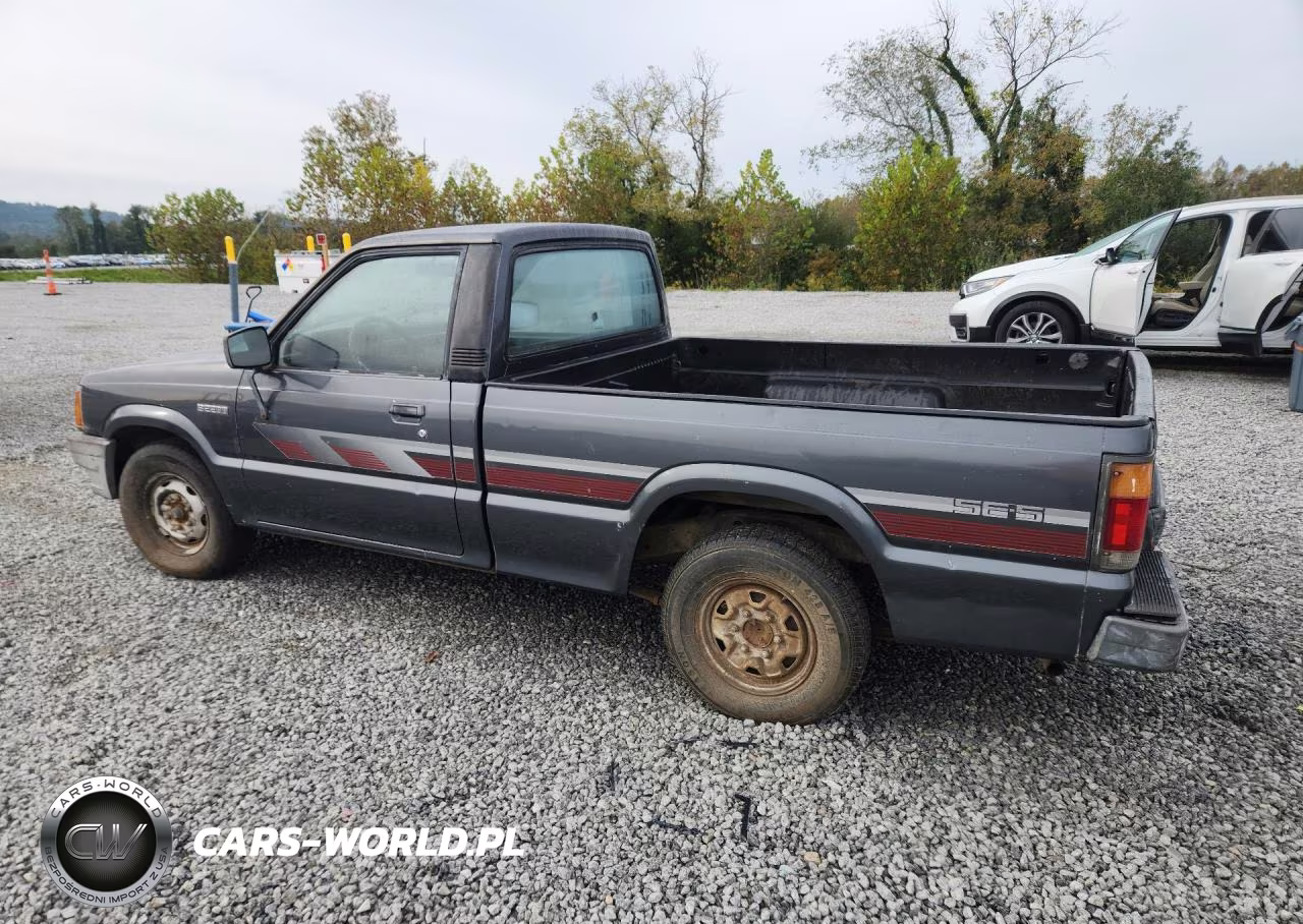 1989 Mazda B2200 Short Bed VIN:JM2UF1132K0735186 - 2