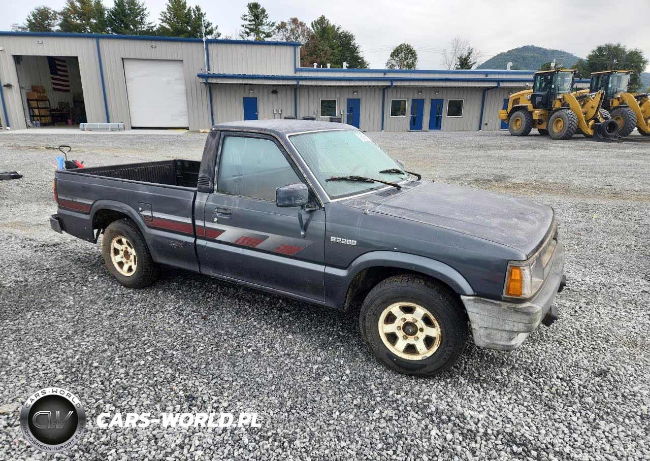 1989 Mazda B2200 Short Bed VIN:JM2UF1132K0735186 - 4