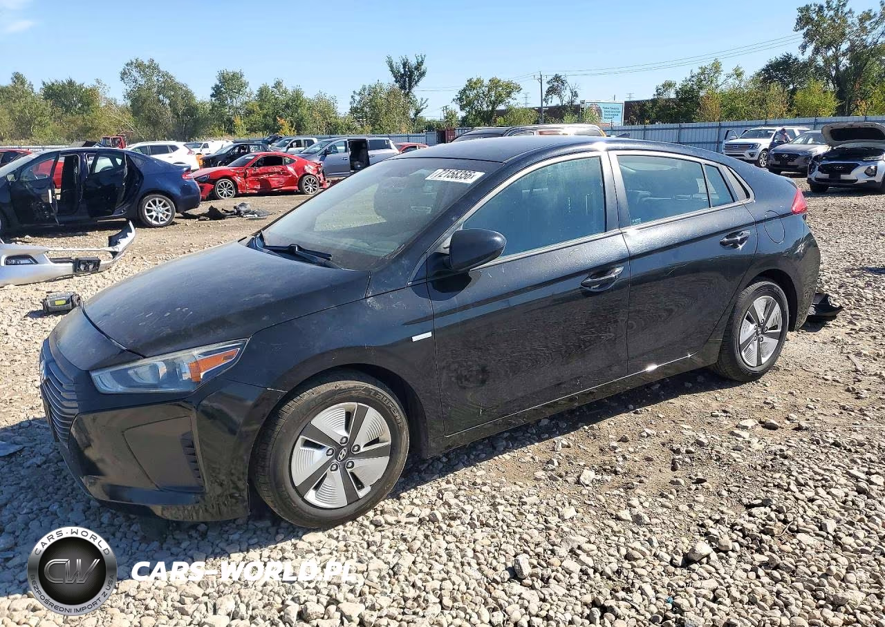 2017 Hyundai Ioniq Blue VIN:KMHC65LC9HU056968 - 1