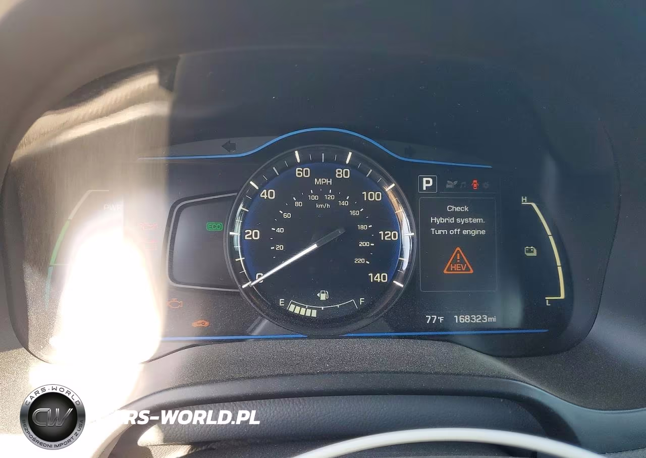 2017 Hyundai Ioniq Blue VIN:KMHC65LC9HU056968 - 9