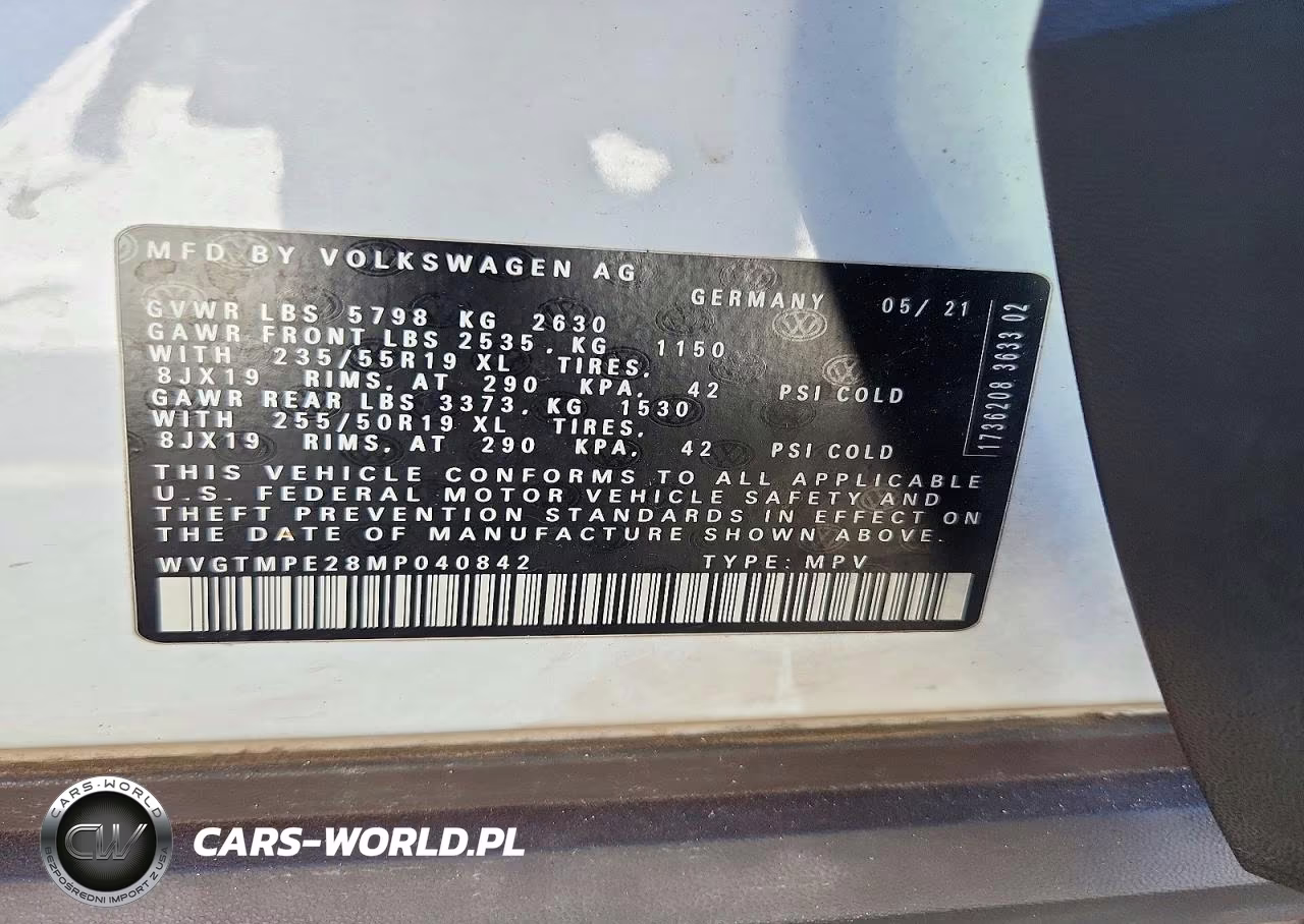 2021 Volkswagen Id.4 Pro S VIN:WVGTMPE28MP040842 - 13