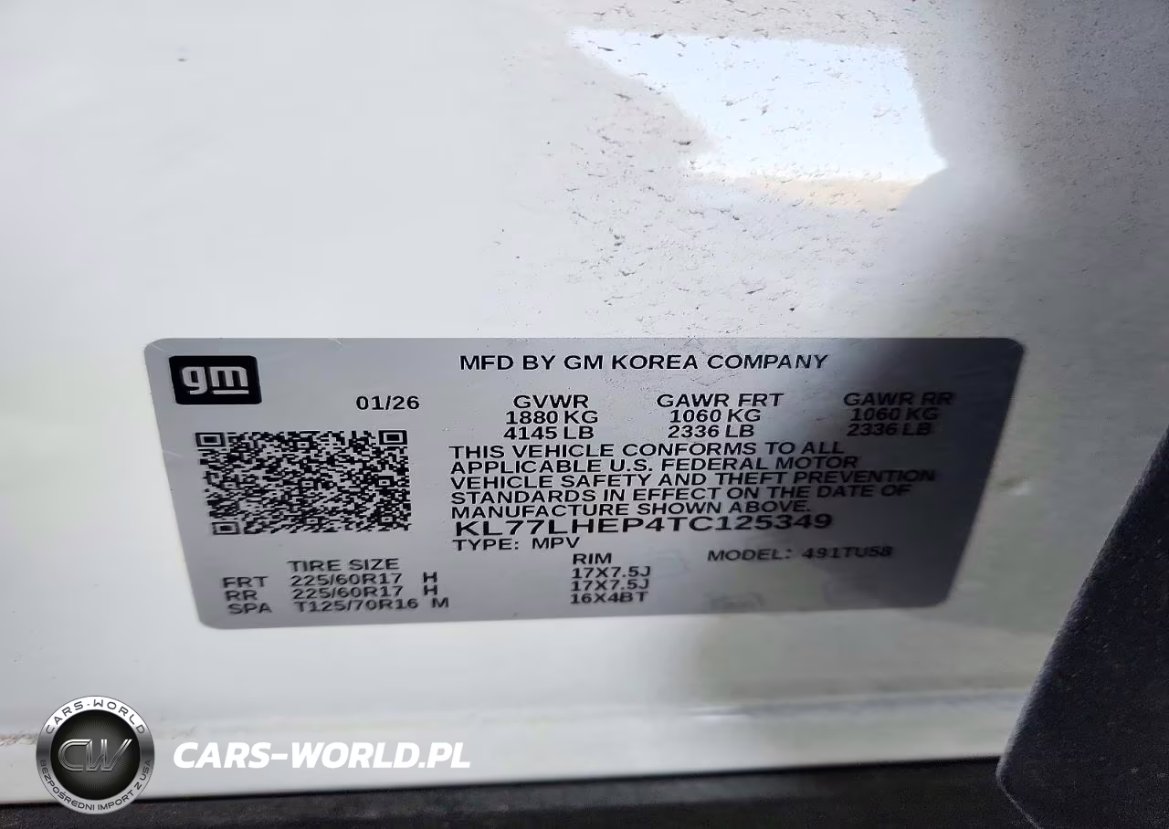 2026 Chevrolet Trax 1Lt VIN:KL77LHEP4TC125349 - 14