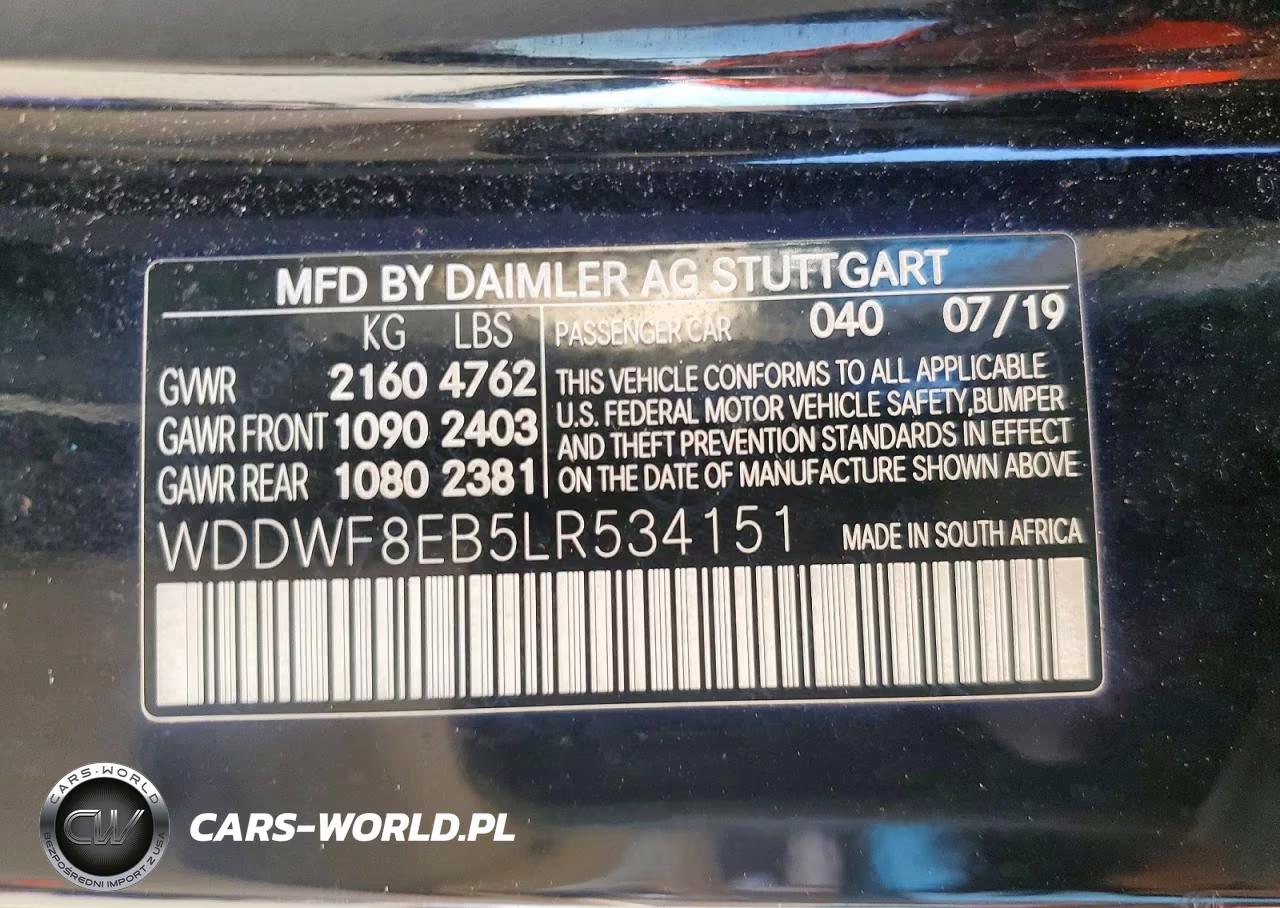 2020 Mercedes-Benz C 300 4Matic VIN:WDDWF8EB5LR534151 - 12