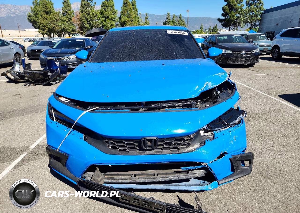 2022 Honda Civic Sport Touring VIN:19XFL1H81NE000881 - 5