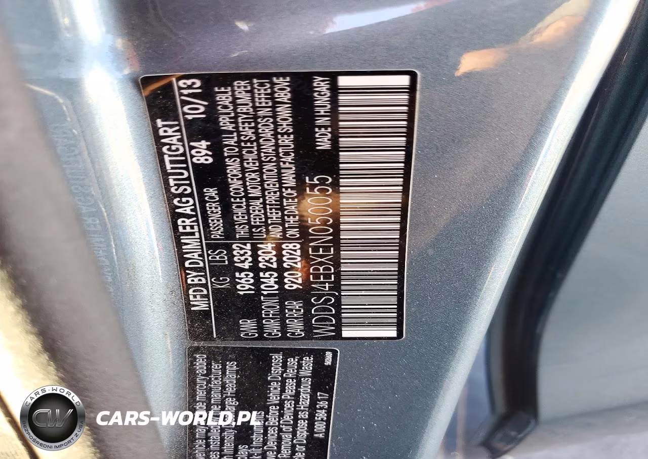 2014 Mercedes-Benz Cla 250 VIN:WDDSJ4EBXEN050055 - 12