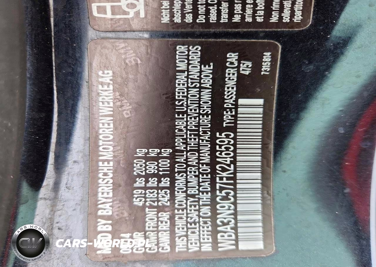 2015 BMW 428 Xi VIN:WBA3N9C57FK246595 - 12