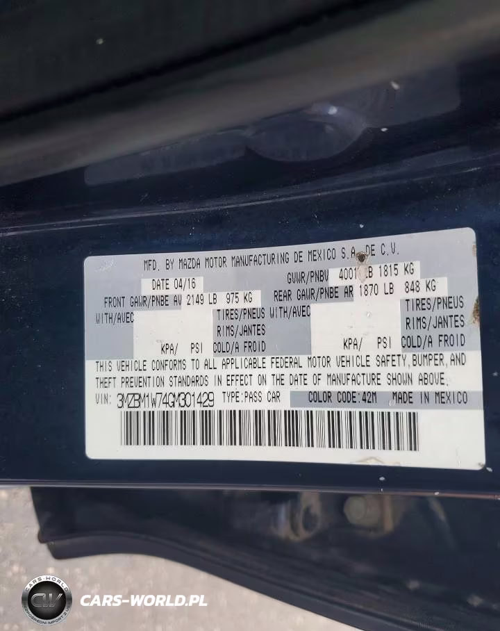 2016 Mazda 3 Touring VIN:3MZBM1W74GM301429 - 13