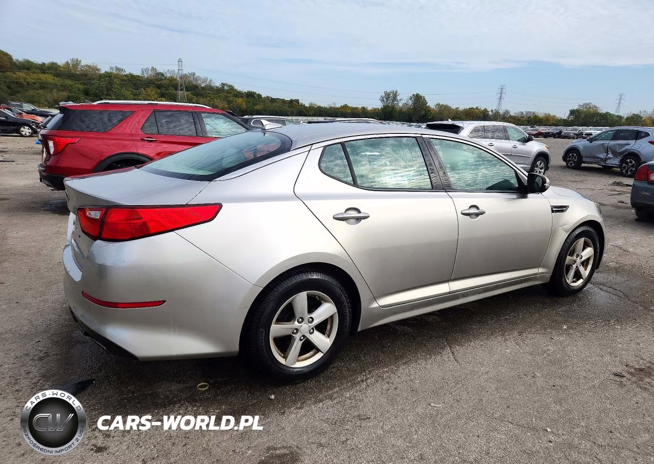 2014 Kia Optima Lx VIN:5XXGM4A76EG345223 - 3