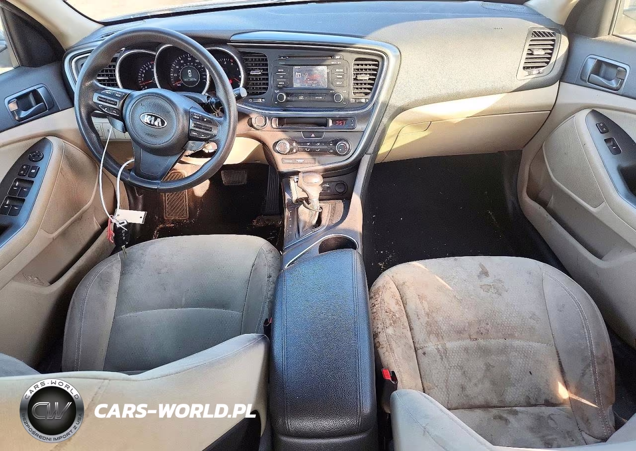 2014 Kia Optima Lx VIN:5XXGM4A76EG345223 - 8