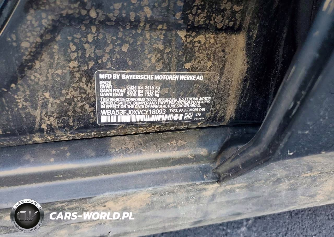 2027 BMW 530 Xi VIN:WBA53FJ0XVCY18093 - 12