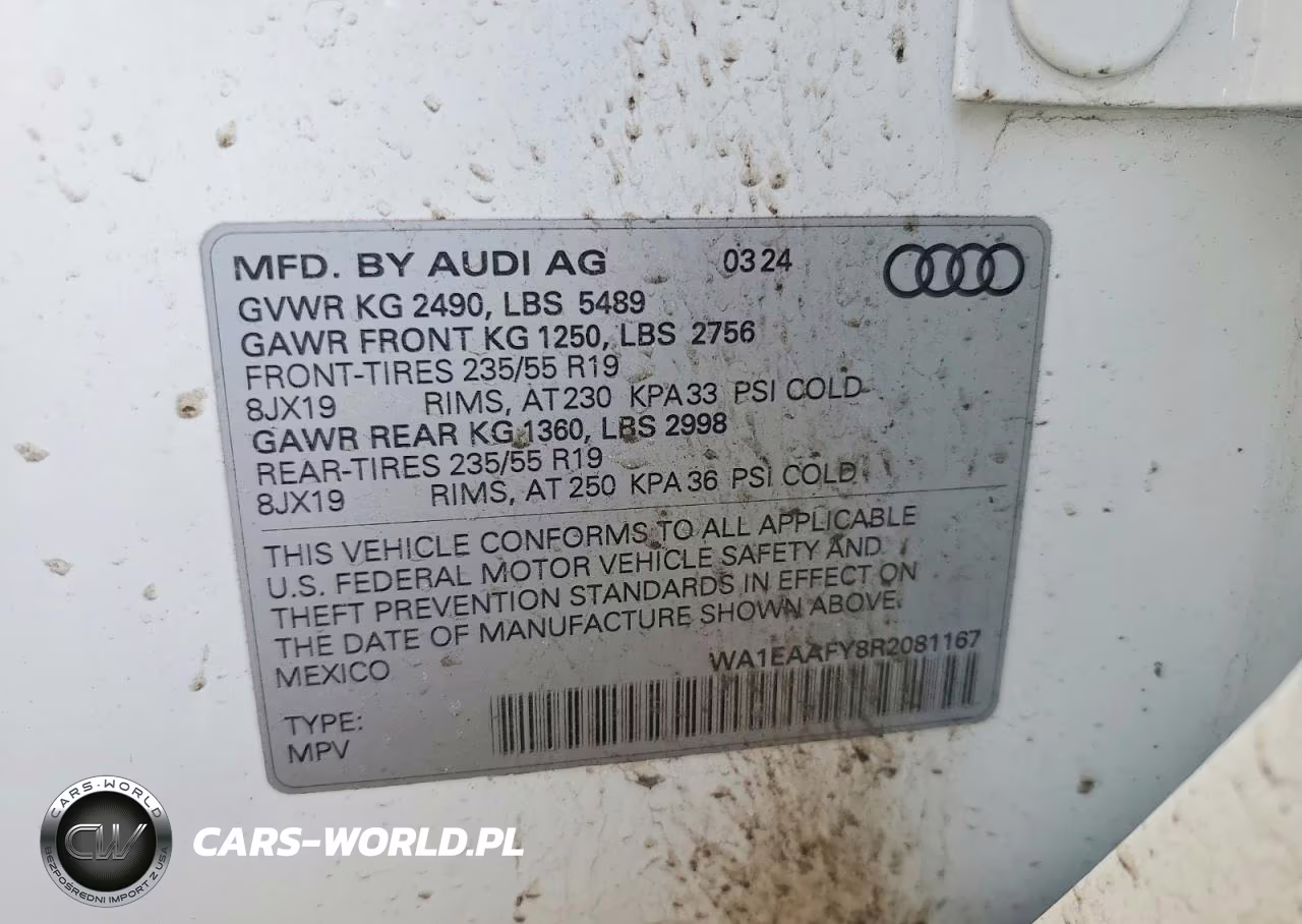 2024 Audi Q5 Premium Plus 45 VIN:WA1EAAFY8R2081167 - 13