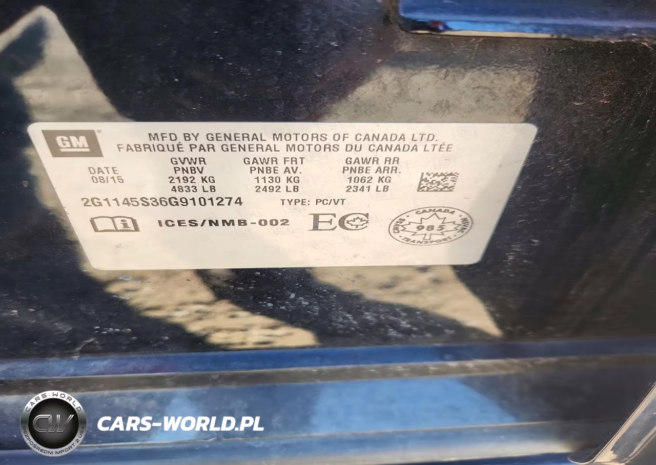 2016 Chevrolet Impala Ltz VIN:2G1145S36G9101274 - 12
