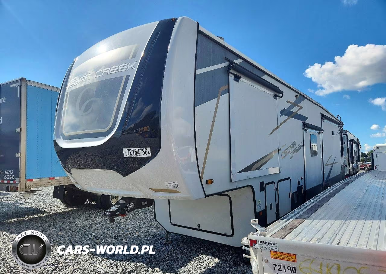 2021 Forest River Cedar Creek Camper VIN:4X4FCRP22MS228115 - 2