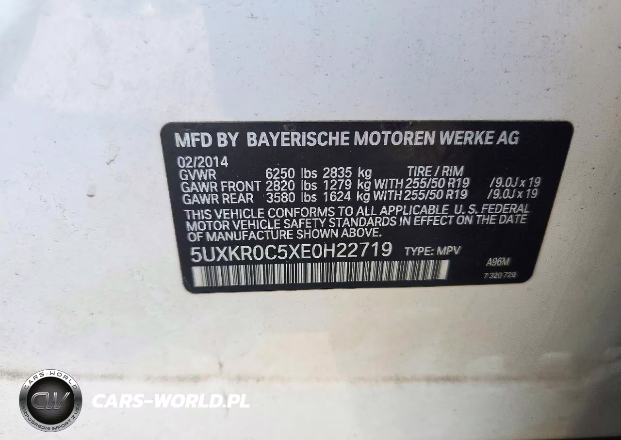 2014 BMW X5 xDrive35I VIN:5UXKR0C5XE0H22719 - 13