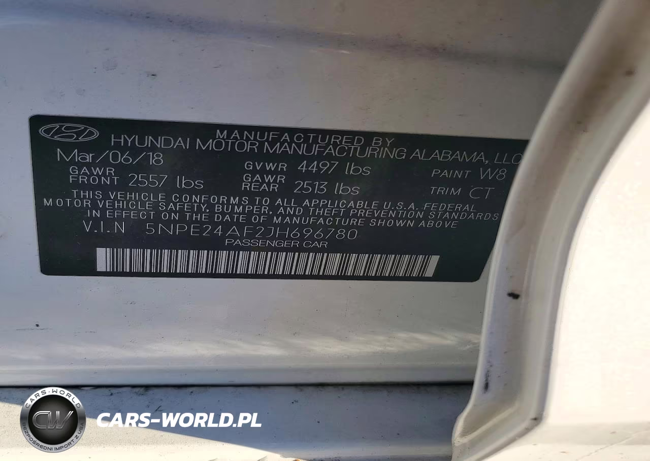 2018 Hyundai Sonata Se VIN:5NPE24AF2JH696780 - 12