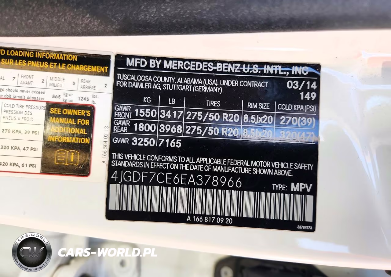 2014 Mercedes-Benz Gl 450 4Matic VIN:4JGDF7CE6EA378966 - 13