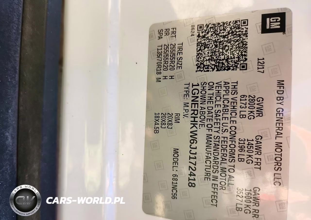 2018 Chevrolet Traverse Lt VIN:1GNERHKW6JJ172418 - 13