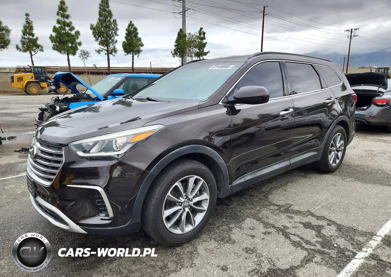 2017 Hyundai Santa Fe Se VIN:KM8SM4HF9HU165672 - 1