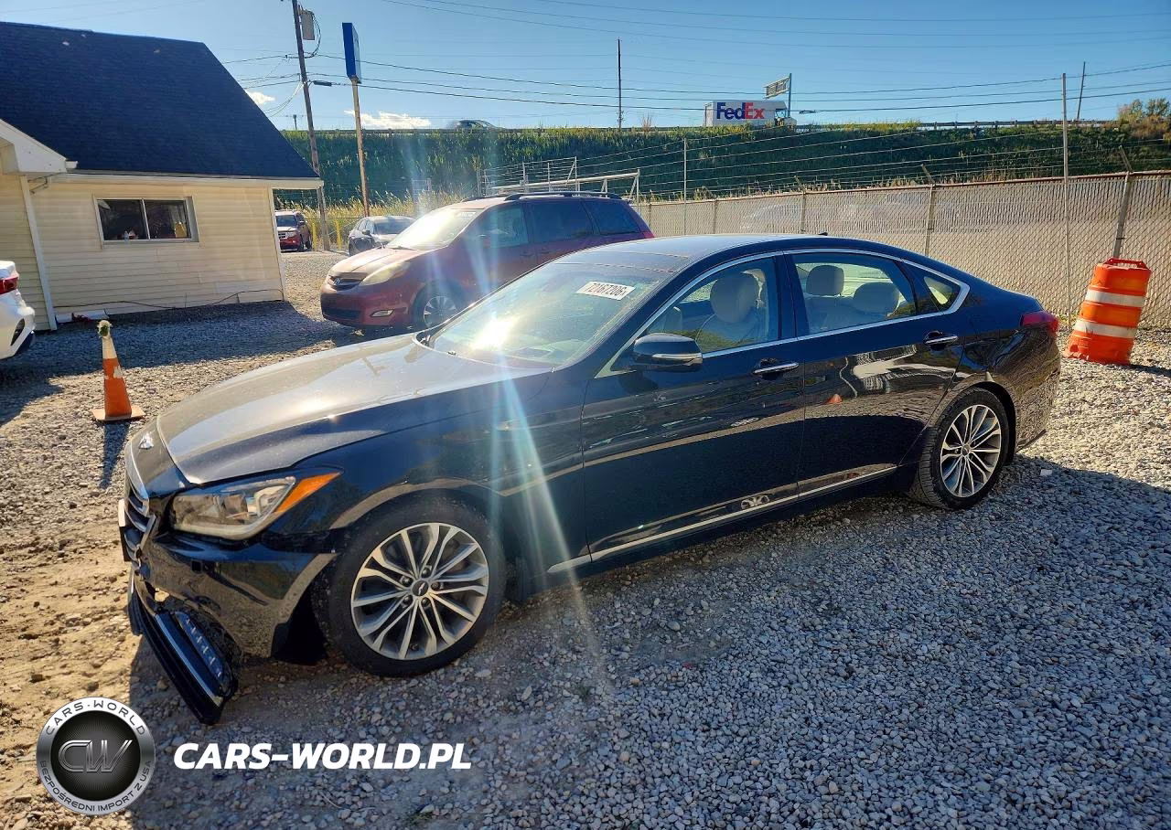 2017 Genesis G80 3.8 VIN:KMHGN4JE2HU192068 - 1