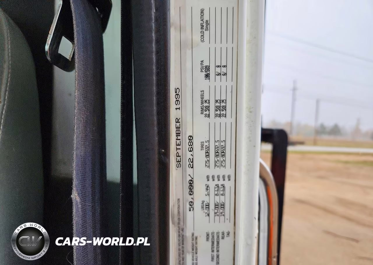 1996 Volvo Wca Dump Truck VIN:4V4VDBGF8TN713661 - 12