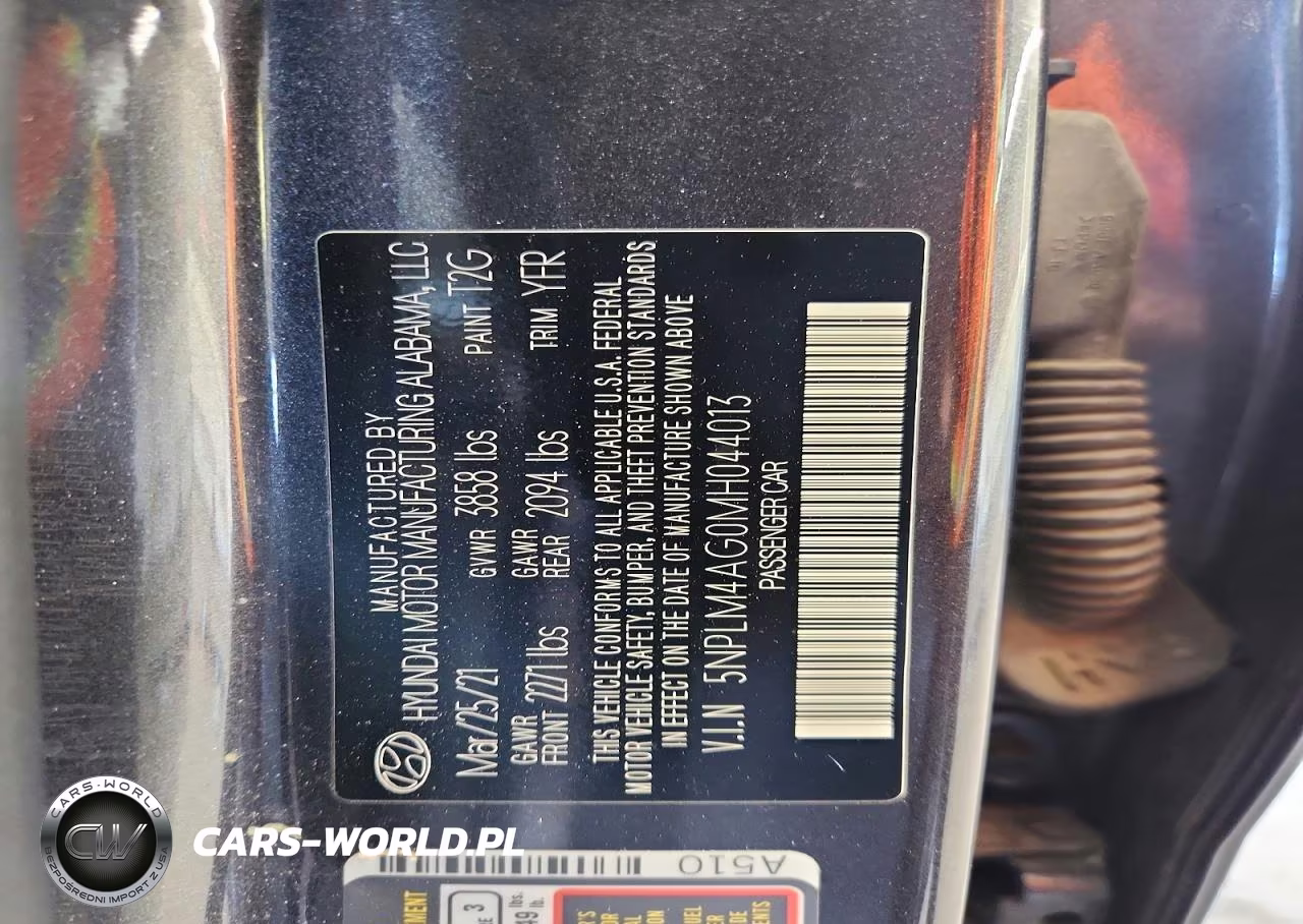 2021 Hyundai Elantra Sel VIN:5NPLM4AG0MH044013 - 12