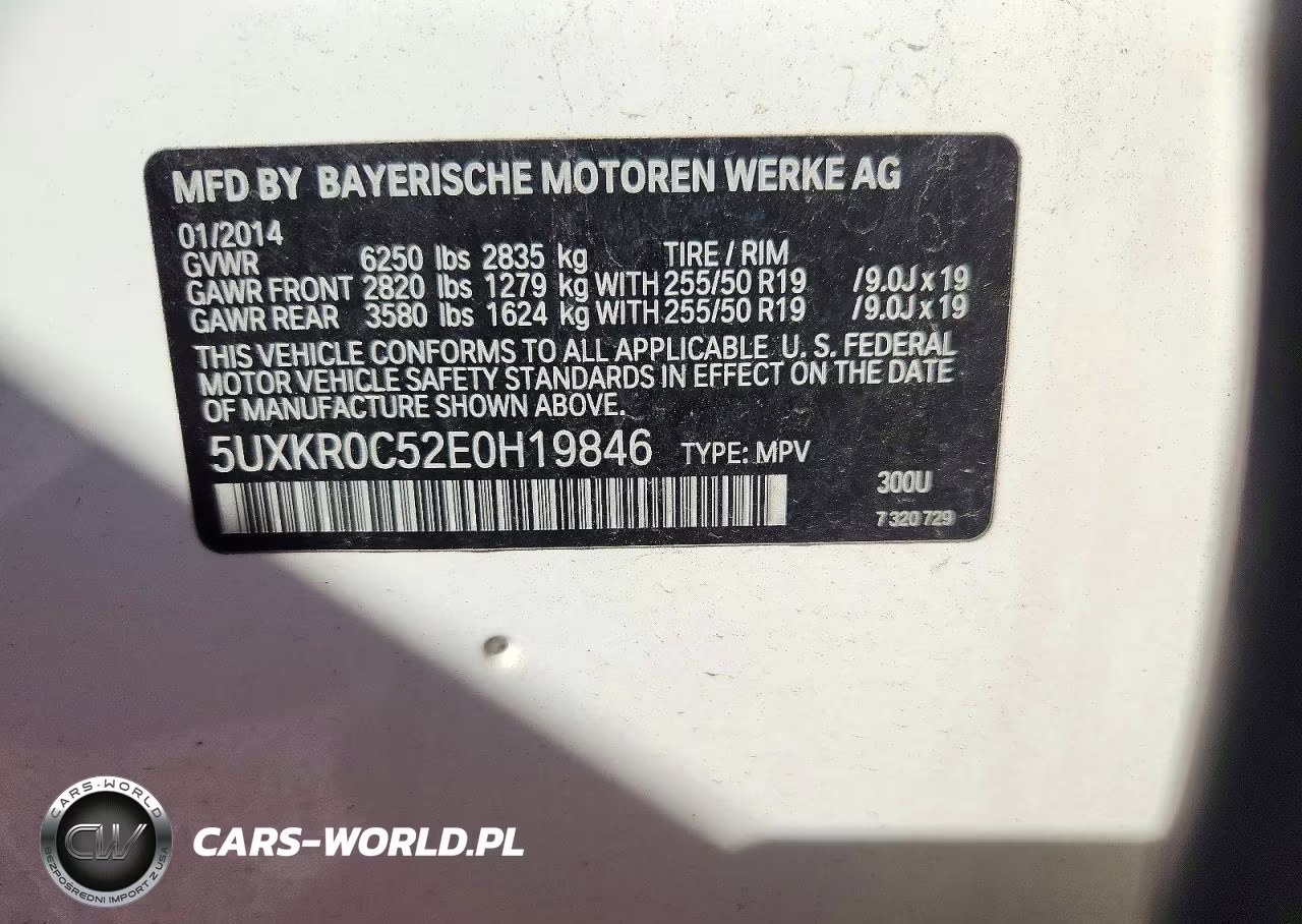 2014 BMW X5 xDrive35I VIN:5UXKR0C52E0H19846 - 13