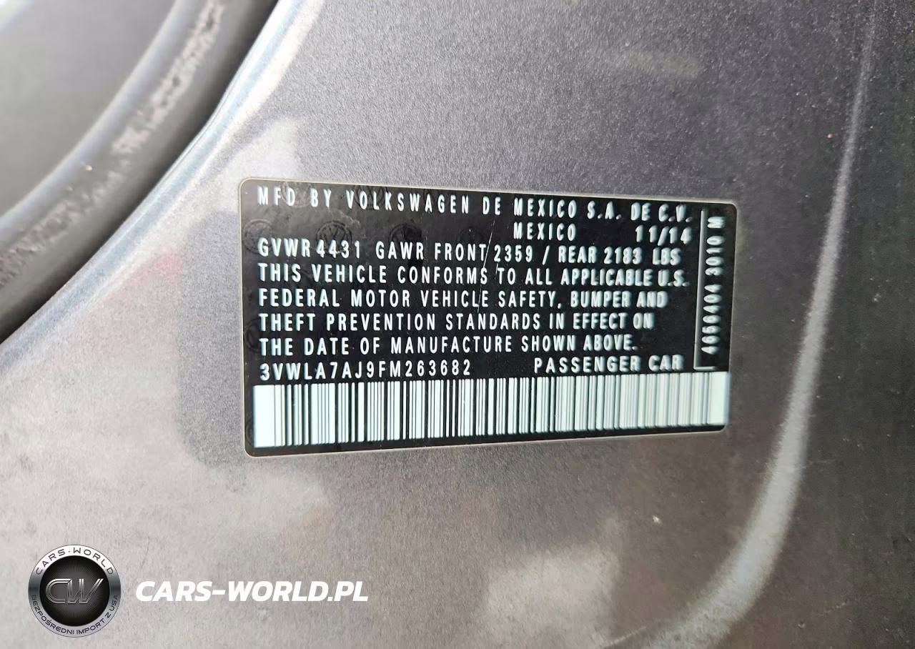 2015 Volkswagen Jetta Tdi VIN:3VWLA7AJ9FM263682 - 12