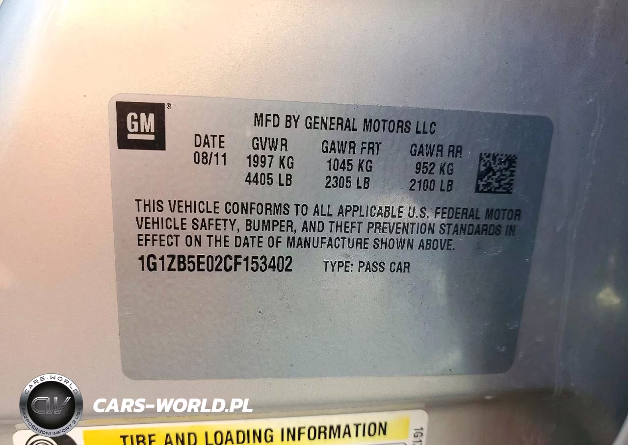2012 Chevrolet Malibu Ls VIN:1G1ZB5E02CF153402 - 12