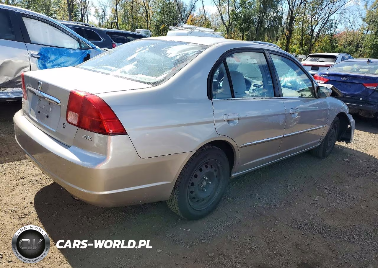 2002 Honda Civic Ex VIN:1HGES26742L050743 - 3