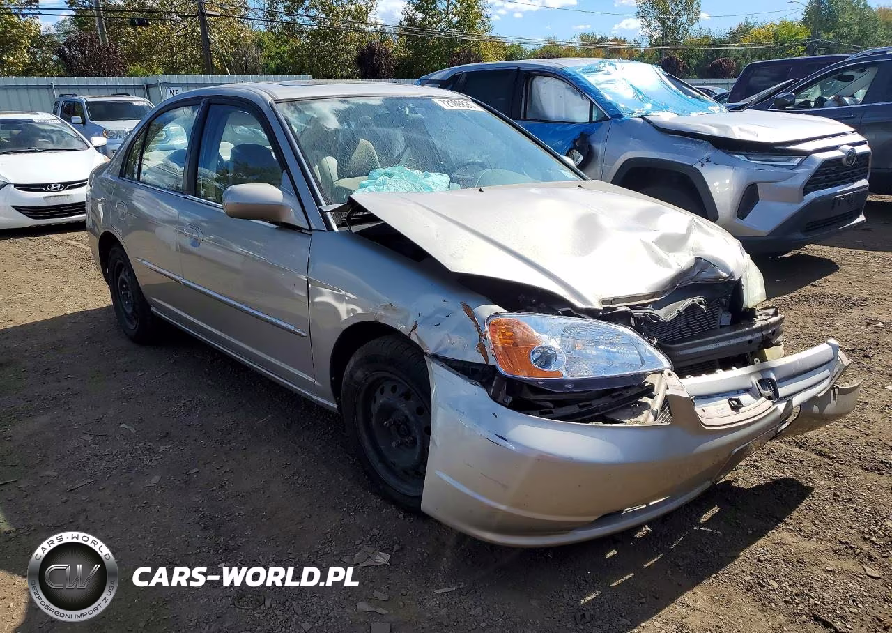 2002 Honda Civic Ex VIN:1HGES26742L050743 - 4