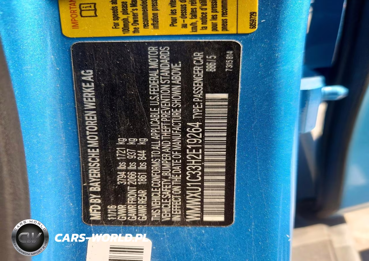 2017 Mini Cooper VIN:WMWXU1C33H2E19264 - 12