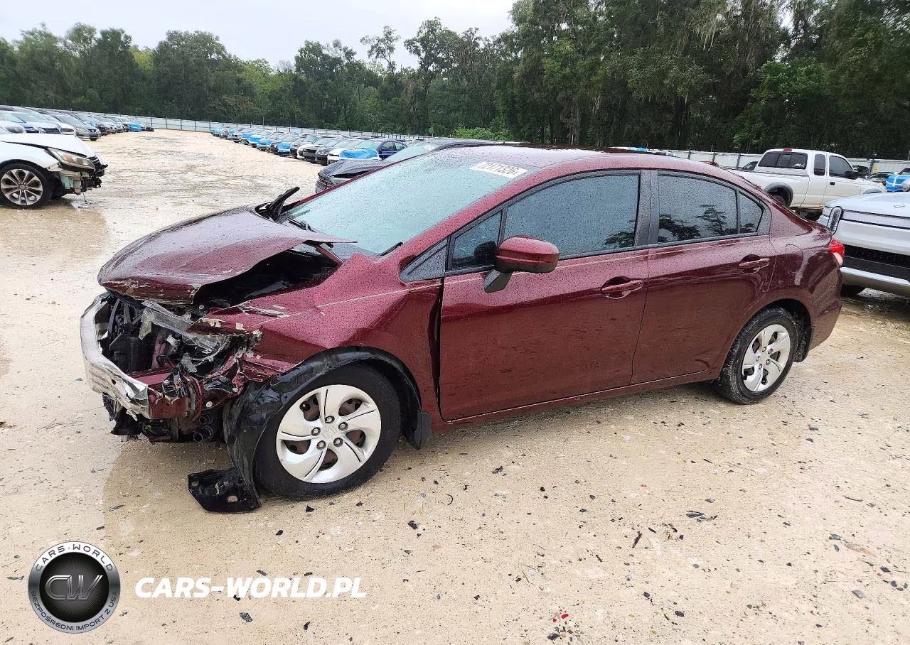 2015 Honda Civic Lx VIN:19XFB2F56FE040182 - 1