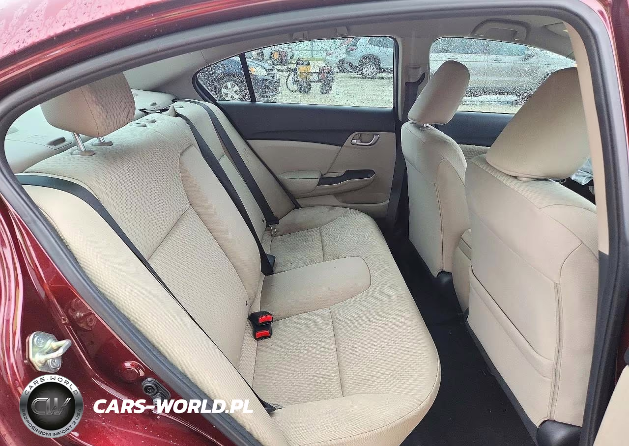 2015 Honda Civic Lx VIN:19XFB2F56FE040182 - 10