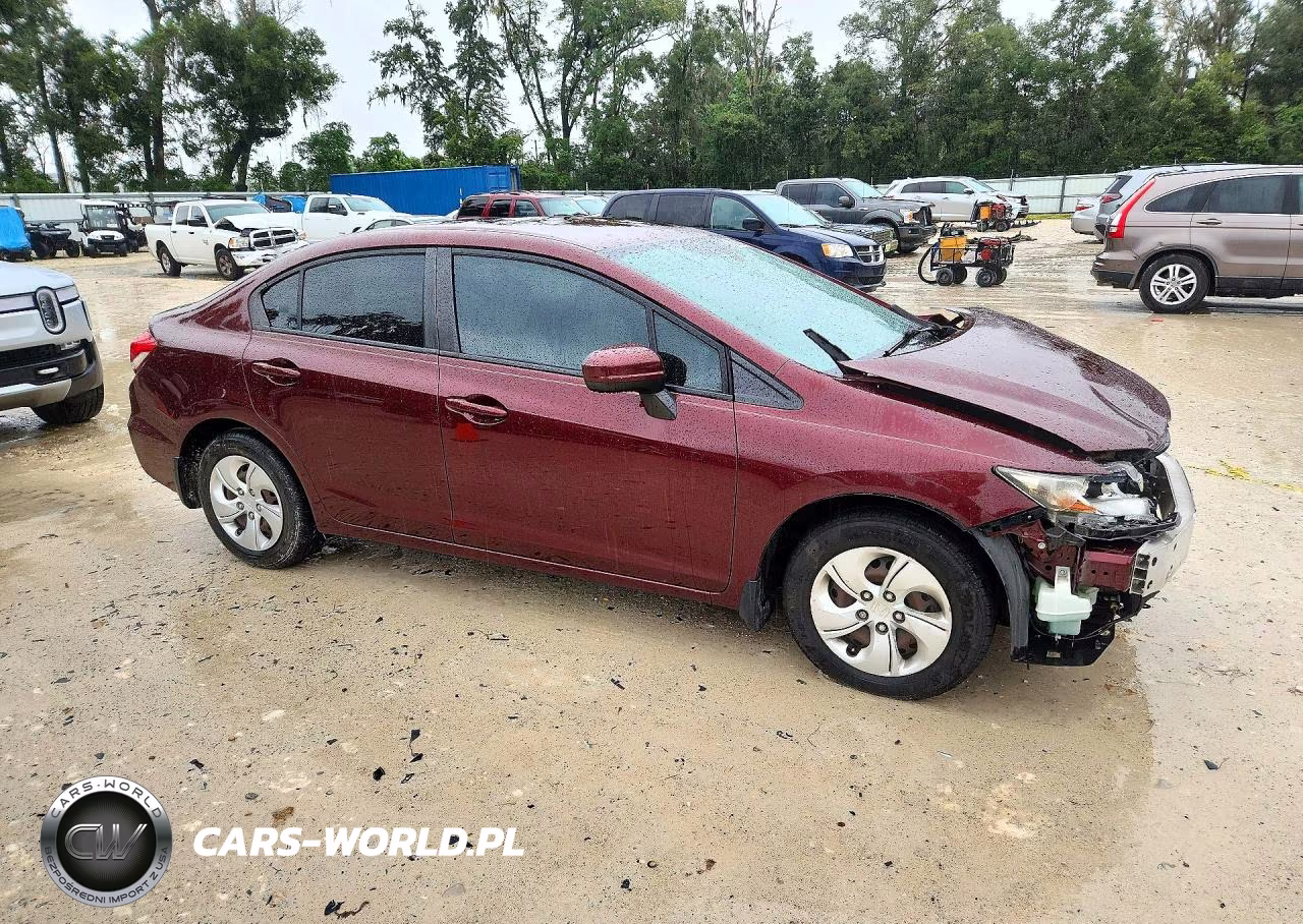 2015 Honda Civic Lx VIN:19XFB2F56FE040182 - 4