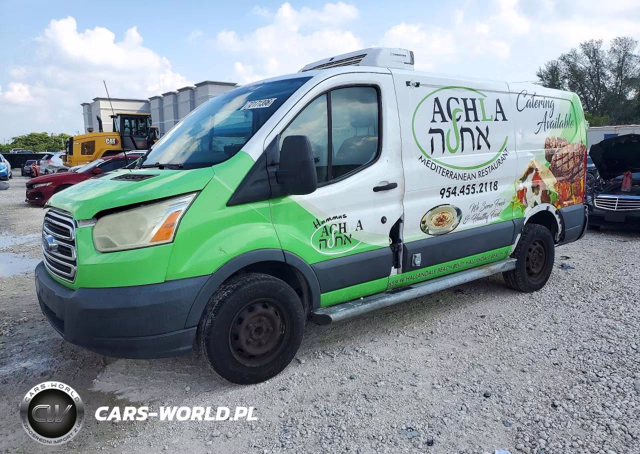 2015 Ford Transit T-250 Srw Low Roof Refrigerated Delivery Van VIN:1FTNR1ZM1FKB02721 - 1