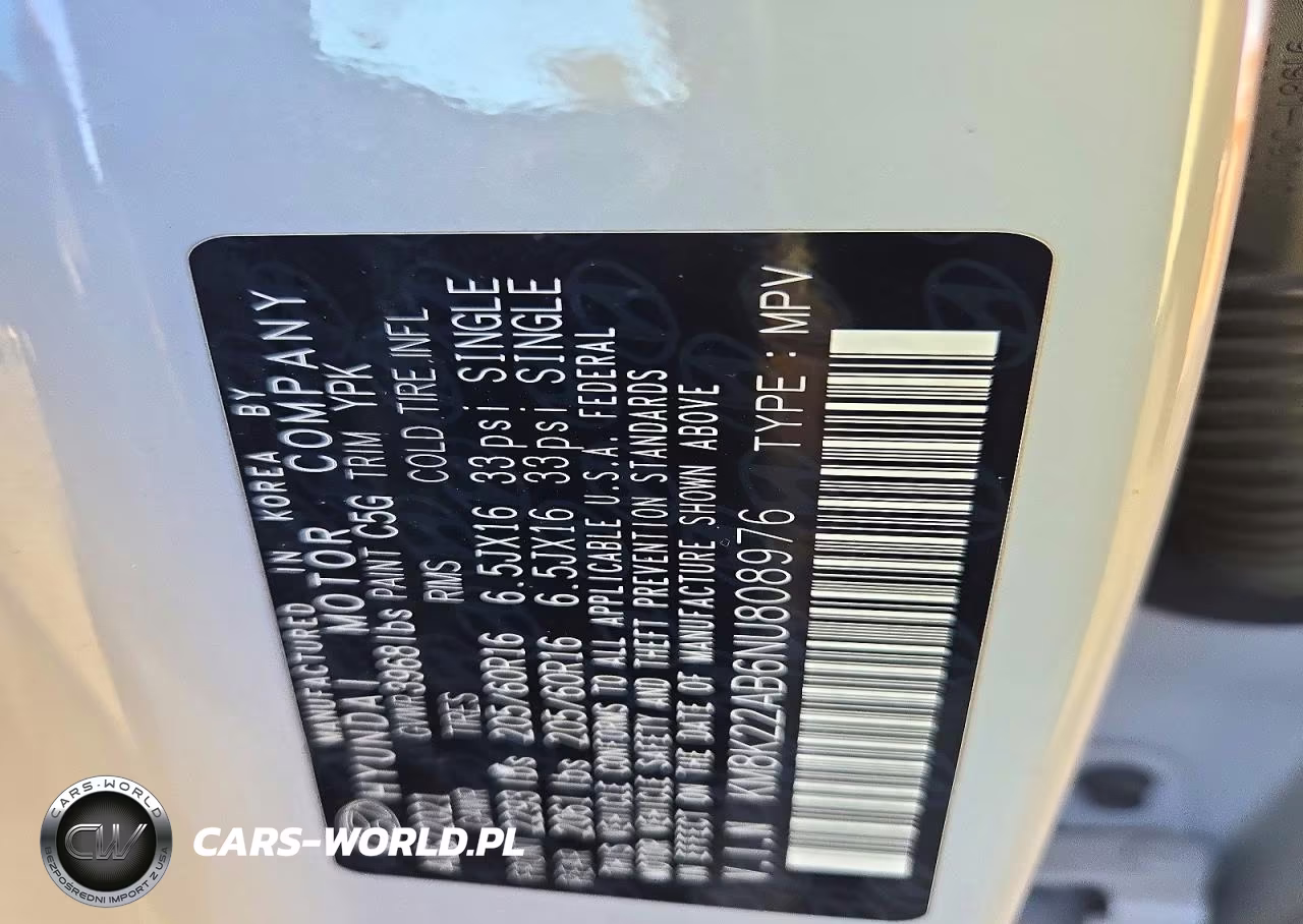 2022 Hyundai Kona Se VIN:KM8K22AB6NU808976 - 13