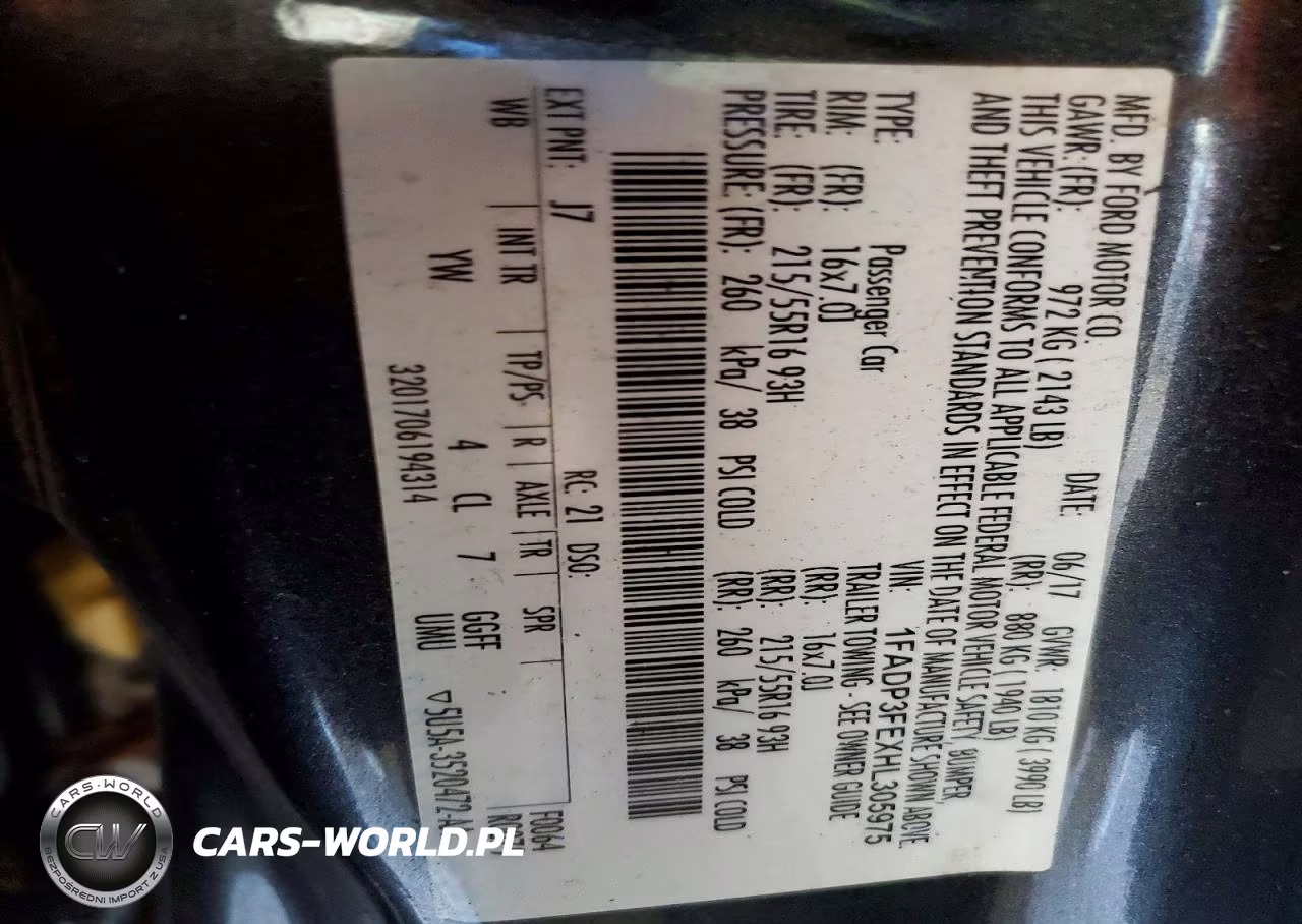 2017 Ford Focus Se VIN:1FADP3FEXHL305975 - 13